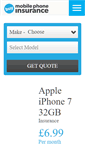 Mobile Screenshot of buymobilephoneinsurance.com